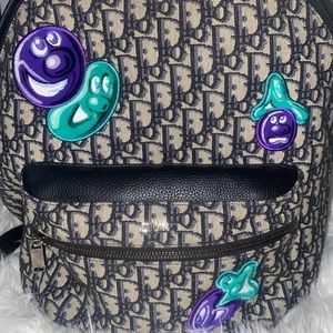 Gently Used Authentic Dior x Kenny Scharf Rider Backpack